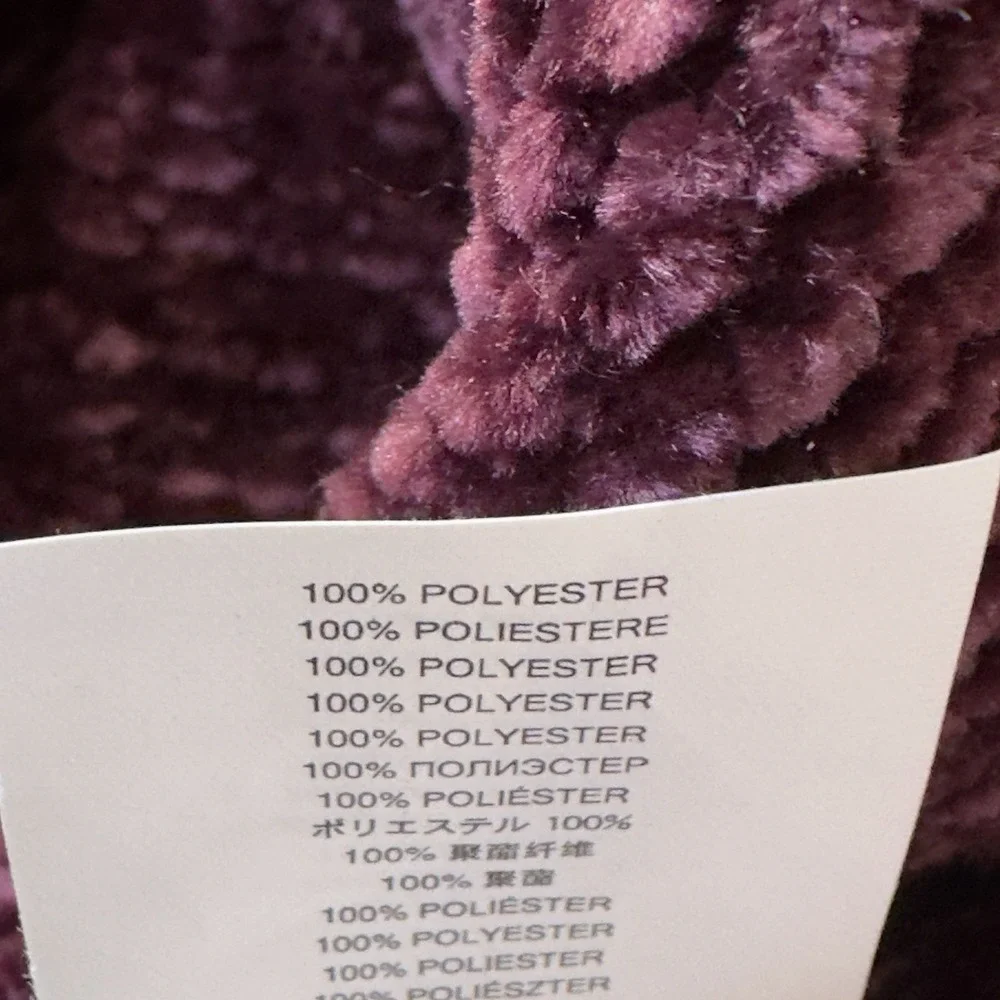 Michael Kors Burgundy Chenille Knit Cowl Neck Pullover Sweater Size XS Soft Cozy